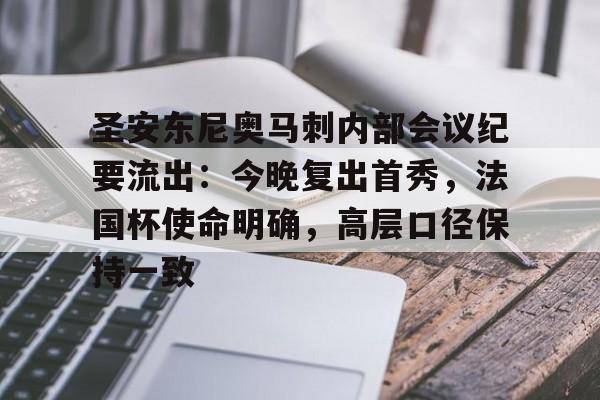 kaiyun-圣安东尼奥马刺内部会议纪要流出:今晚复出首秀,法国杯使命明确,高层口径保持一致的简单介绍